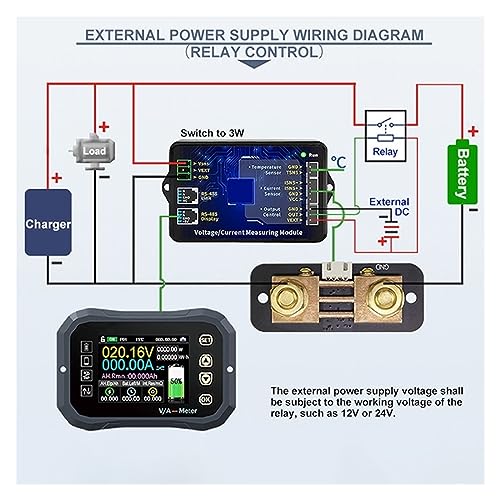 Moniteur de batterie Bluetooth DC 0-120V pour autonomie en van - 3