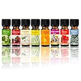 gratis duftproben österreich für Duftlampen geeignet Duftöl 8er SET Duftoel, Oel mit den Dueften Wildkirsche, Fichte, Blumenwiese, Jasmin, Vanille, Rose, Orange, Minze, Raumduft, 8x 10 ml