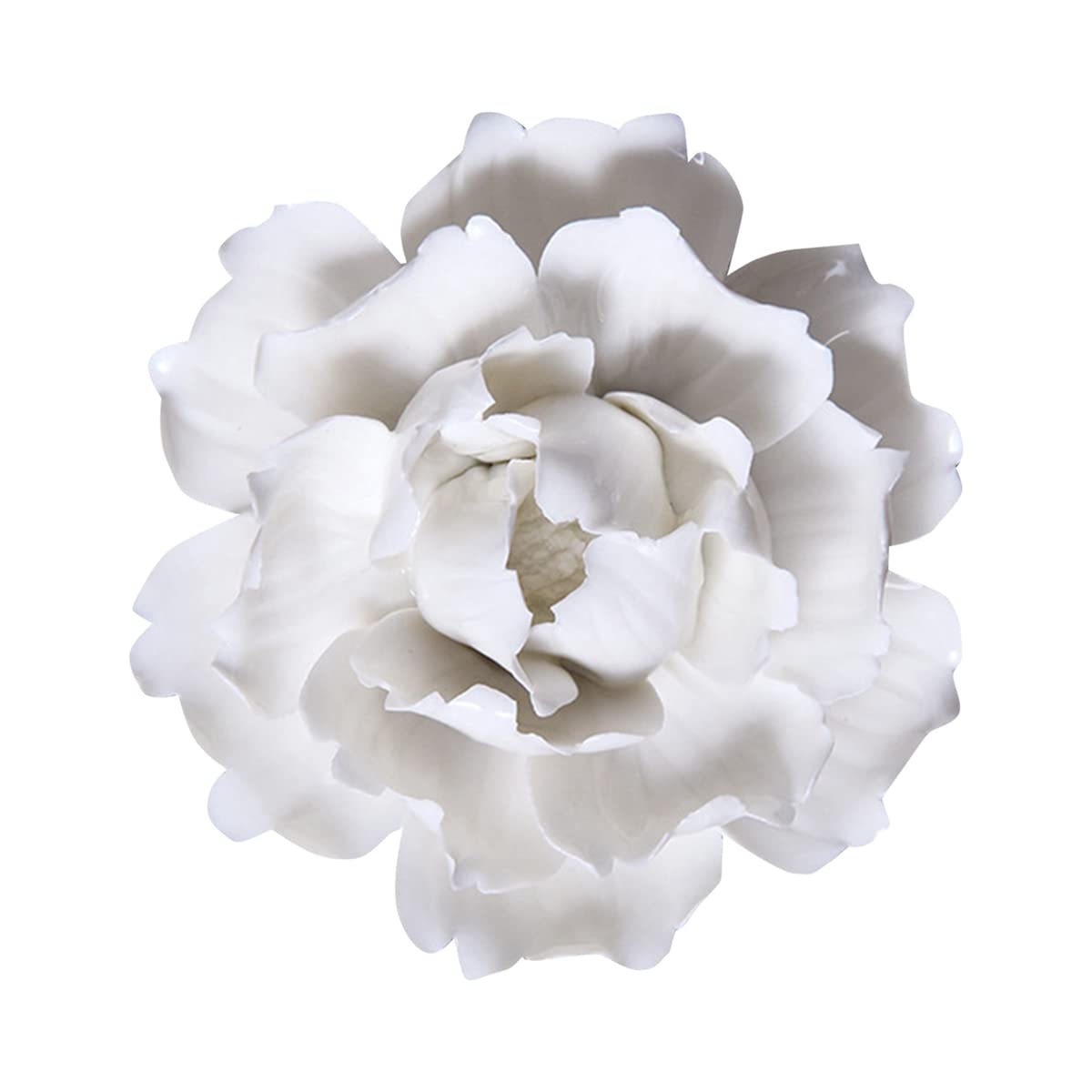 WDhomLT Modern Ceramic Wall Hanging Decor - Floral Wall Art for Bedroom & Living Room