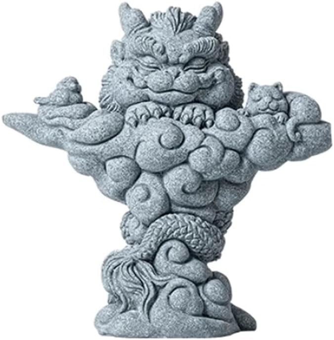 Tea Pets Chinese Green Sand Mascot Tea Pet Ornaments Gardening Landscape Fish Tank Ornaments Figurines