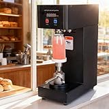 DHMYYXGS Máquina Selladora Latas Comercial Eléctrica - Semi-Automática 370w, Pantalla LED,Selladora De Botellas De Té con Leche,Compatible con Latas Aluminio,para Commercio