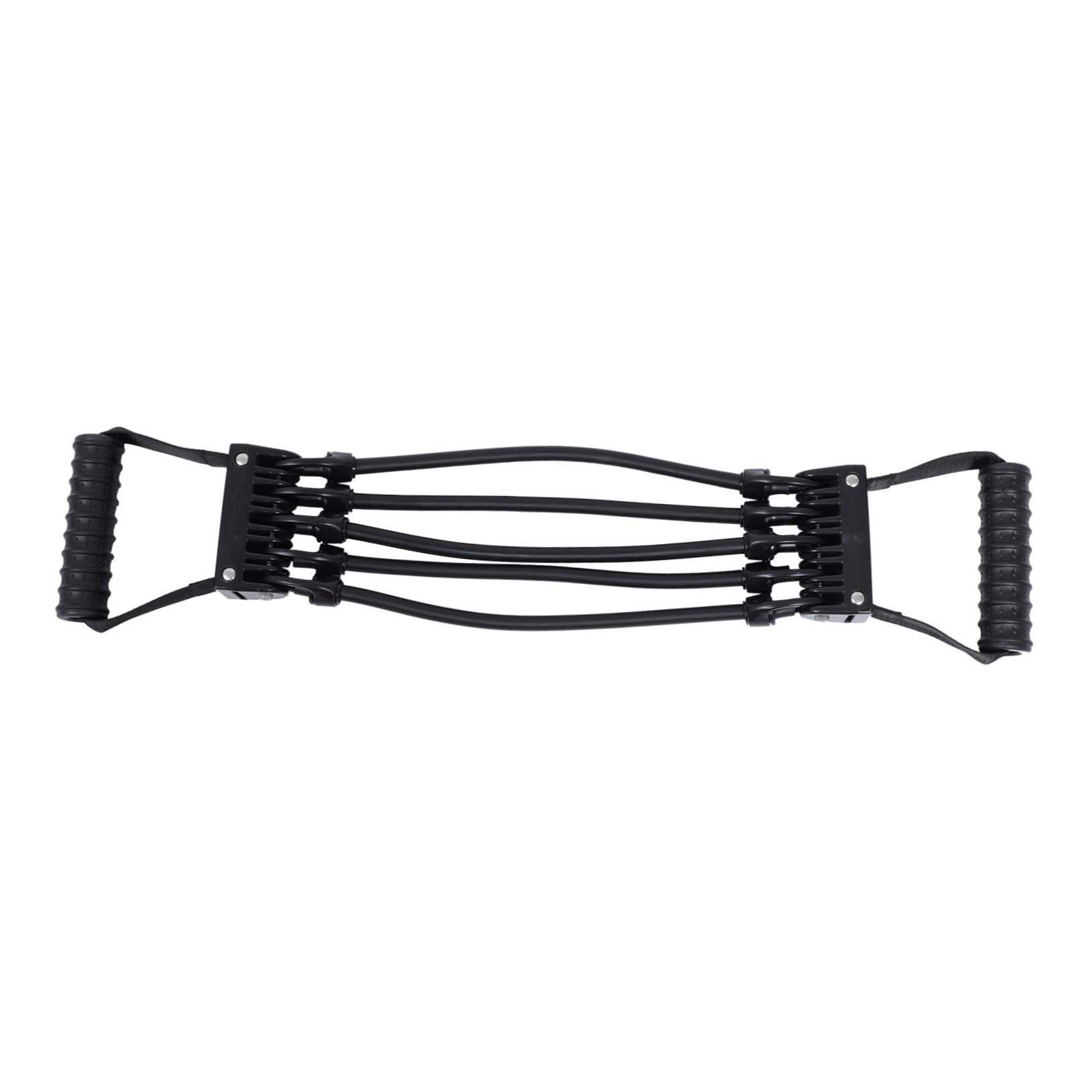 Milisten Banda de Resistencia para Fitness Látex Negro, Super Elasticidad y Diseño Profesional para Principiantes en Musculación y Entrenamiento en Casa