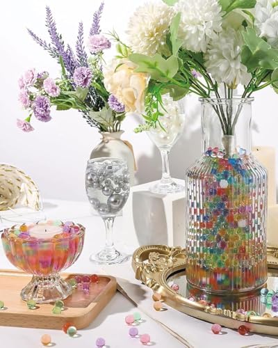 Miniatura 5 de Perlas De Agua, Aprox. 60.000 Perlas De Agua De Colores, Decorativas Y Vistosas, Se Pueden Utilizar Para Decoración De Bricolaje, Relleno De Jarrones, Perlas De Gel Floral