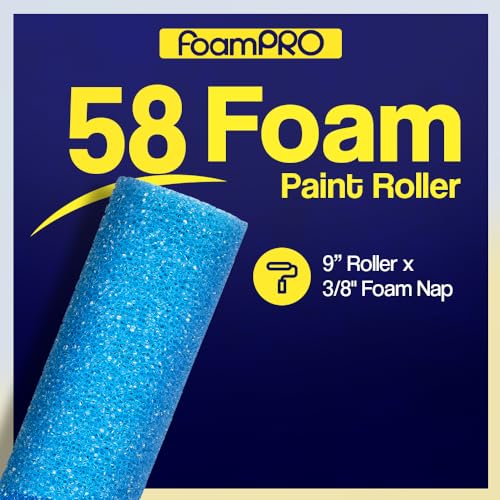Foampro 58 Foam Paint Roller, 9 Inch X 3/8 Inch thumb #1