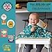 Tidy Tot®™ Cover & Catch™ Auffanglätzchen für Baby mit Ärmel. Lätzchen Befestigt Sich an Ihrem Hochstuhl. Ganzkörper Lätzchen für Baby Ärmellätzchen. BLW Lätzchen wasserdicht. Inklusive Reisetasche.