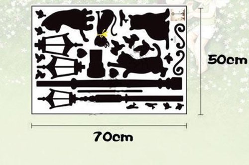 Fuloon, adesivo da parete con gatti e lampione