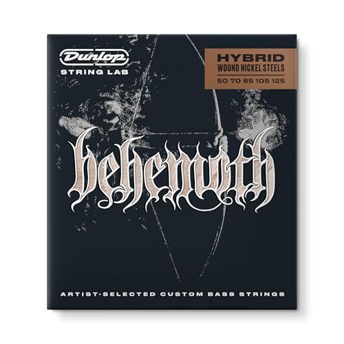 JIM DUNLOP �W���_�����b�v BEHYN50125 Behemoth Hybrid Wound Nickel Bass Strings 50-125 5�� �G���L�x�[�X��