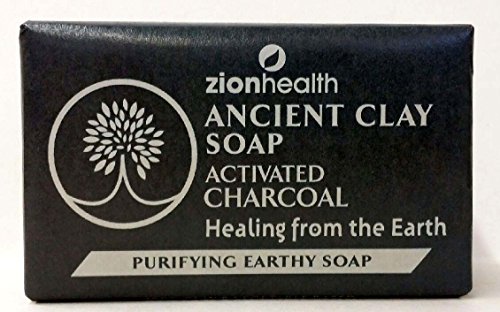 Zion Health Ancient Clay Soap Activated Charcoal, 6 Oz image 3