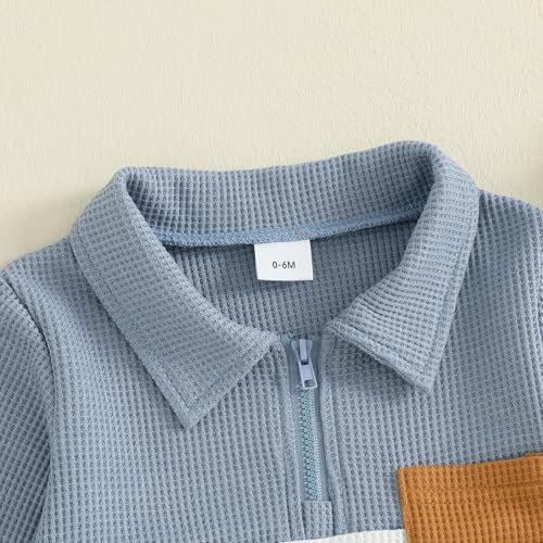 Image of VISGOGO Baby Boy Clothes Toddler Fall Winter Outfit Sweater Toddler Boy Striped Clothes 6 12 18 Months 2 3T 4T Pant Set