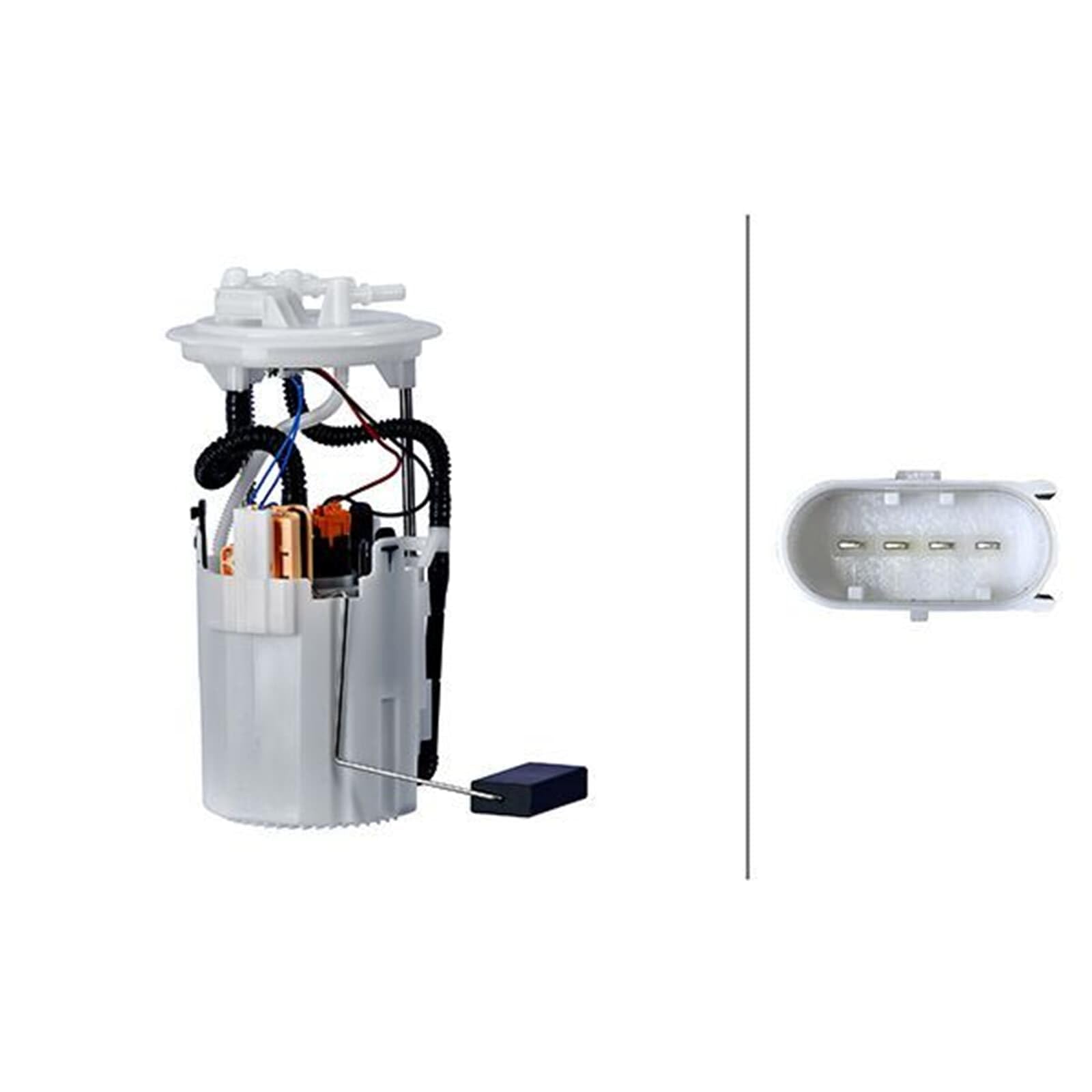 Unidad de alimentación de combustible - eléctrico - 4polos - con junta/con sensor de nivel