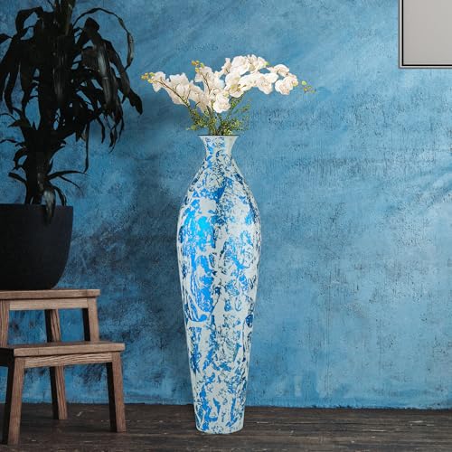Image of 24 inches Metal Flower Vase for Home Decor Office Living Room Corner Decoration