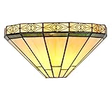 RADIANCE Goods Tiffany-Style 1 Light Mission Indoor Wall Sconce 12' Wide