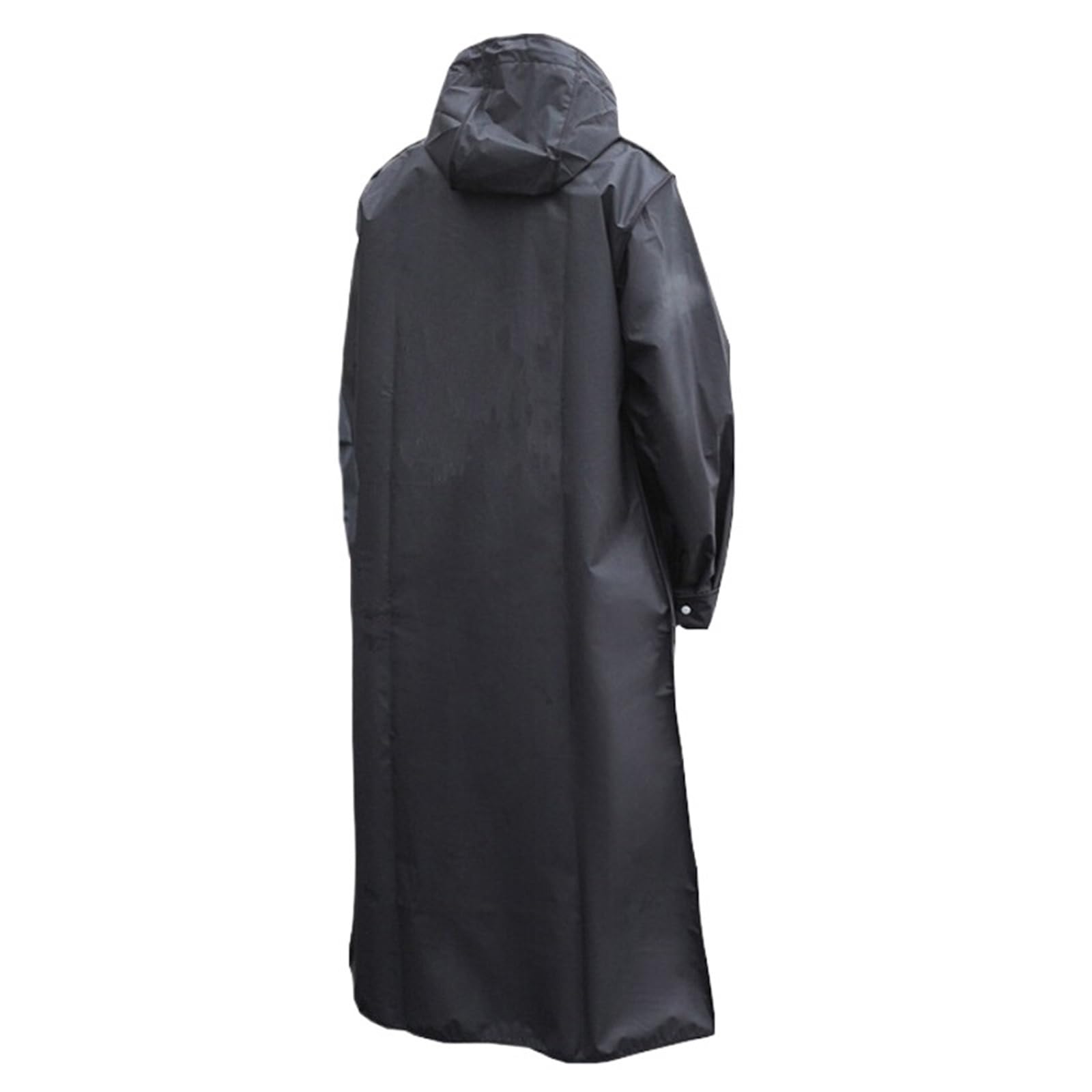 Chubasquero Negro for Adultos, Impermeable, Largo, for Mujer y Hombre, con Capucha, for Actividades al Aire Libre, Senderismo, Viajes, Pesca Escalada, Grueso para Actividades al Aire Libre