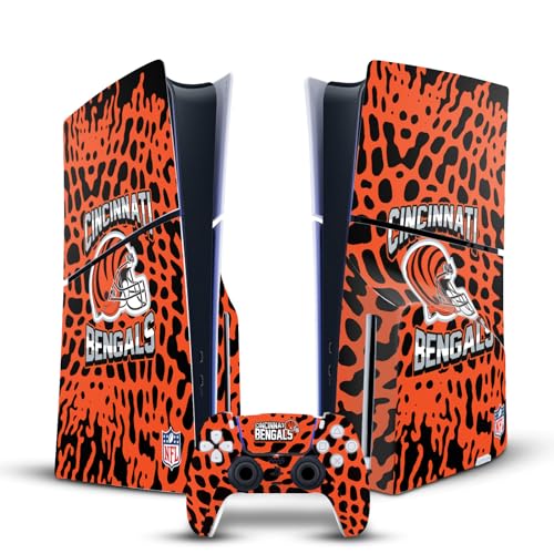 Cincinnati Bengals Autocollant PS5 Slim pour transformer votre salon en zone de match