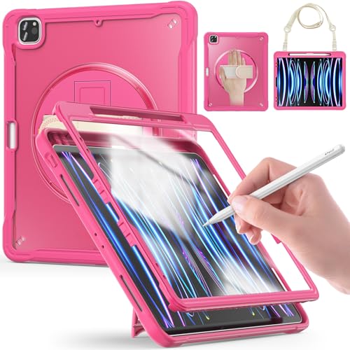 Funda para iPad Air 13 M3/M2 para llevar al trabajo con correa de mano y hombro