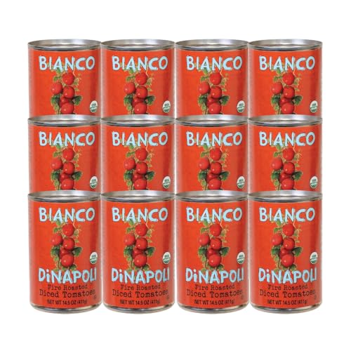 Bianco DiNapoli Organic Tomato Paste, 6 Oz (Pack of 12), Vine Ripened California Grown Tomatoes, Canned Tomato Paste for Soups, Sauces, Pasta and More