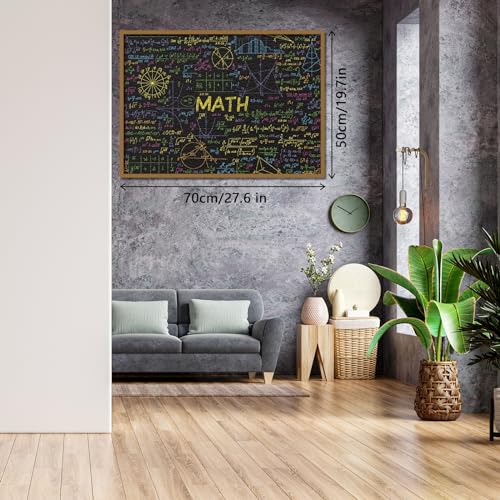 Rompecabezas BBOLDIN de 1000 piezas con fórmulas matemáticas, puzzle de arte neón desafiante para adultos miniatura 6