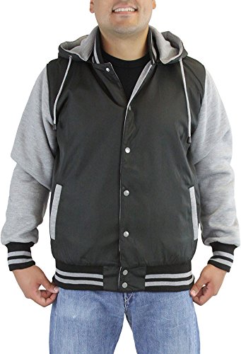 Image of ToBeInStyle Men's Polar Fleece Long Sleeve Zip Up Kangaroo Pocket Cold Weather Hoodie Jacket