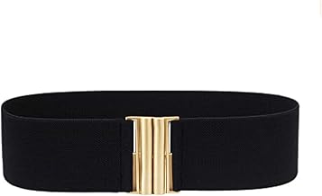 maikun Elastic Womens Belt, Elastic Vintage Plus Stretchy Cinch Waist Belts for Women