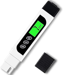TDS Meter, 3 in 1 TDS, EC & Temperature Meter, Accurate & Reliable PPM Meter, Digital Water Testing kits for Drinking Water Quality, Tap, Well, Swimming Pool, Aquarium, RO/DI System, Hydroponics