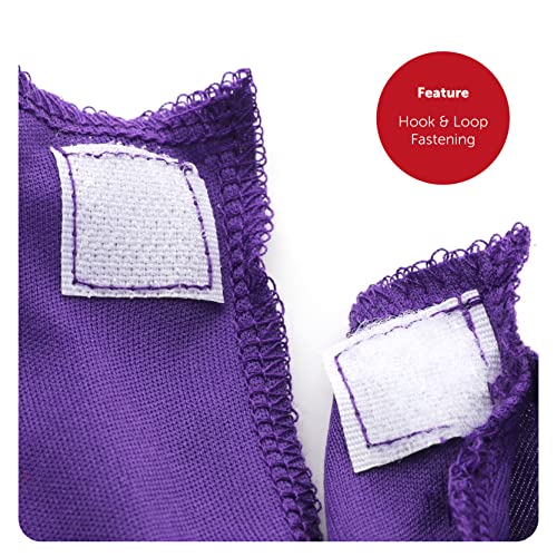 Childs Nativity Purple King Christmas Costume, X-Large, Purple Tunic with Attached Cloak and Gold Crown - Image 3