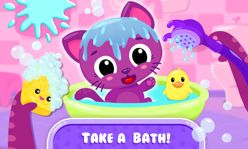 Cute & Tiny Baby Care - My Pet Kitty, Bunny & Puppy