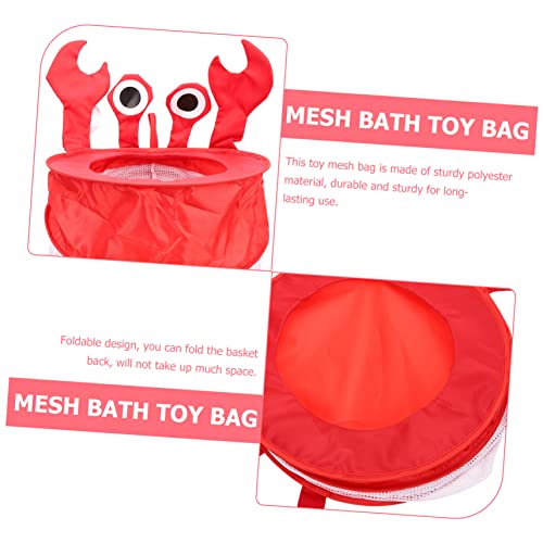 Kisangel 5 Pçs Bolsa De Malha De Armazenamento De Banheiro Para Crianças Suporte De Brinquedo De Ban