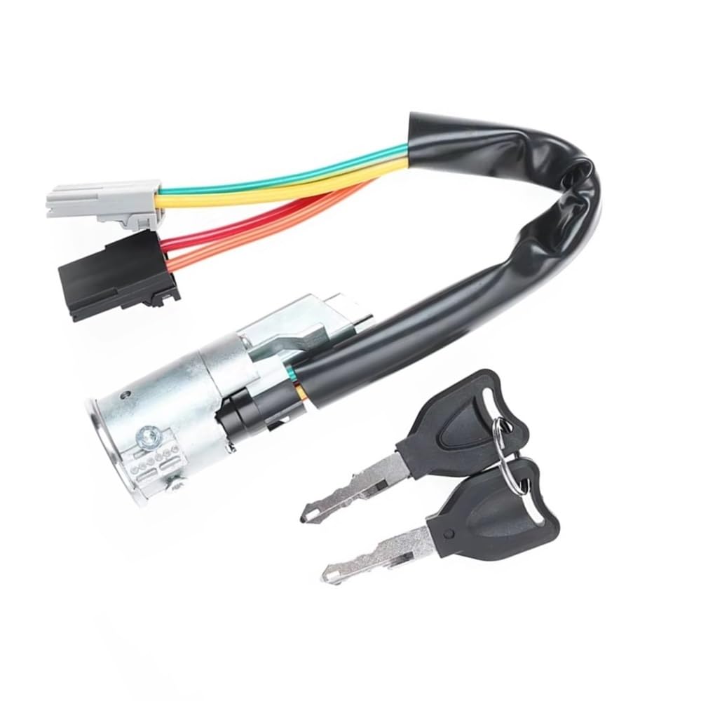 Ningqonggongshi One Color Lock Cylinder Assy Compatible With Trafic For Laguna For Master 7700813973 7701475696 7701038365 Ignition Steering Switch Barrel Lock