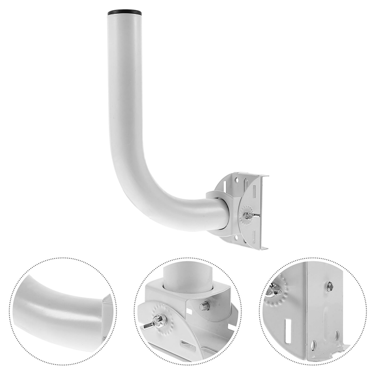 4 Piezas Soporte de Antena de Acero Inoxidable para Puente Inalámbrico Montaje Pared Resistente la Intemperie para Hogares y Camiones