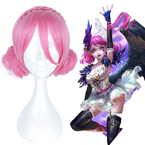 Game 5v5 Arena Game Cosplay Wigs Xiao Qiao Cosplay Heat Resistant Synthetic Wigs Halloween Carnival 