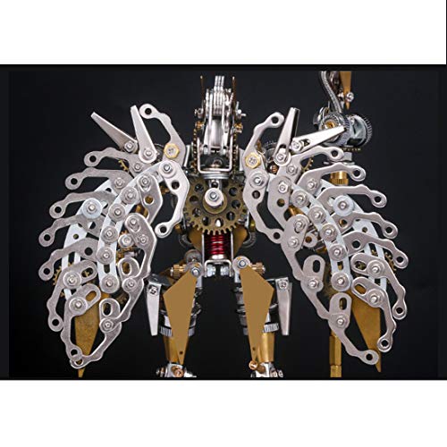 Metalowy model układanki 3D, zestaw samodzielnego montażu mechanicznej figurki żołnierza, model wojownika stali nierdzewnej, łamigłówka edukacyjna, ozdoba biurko