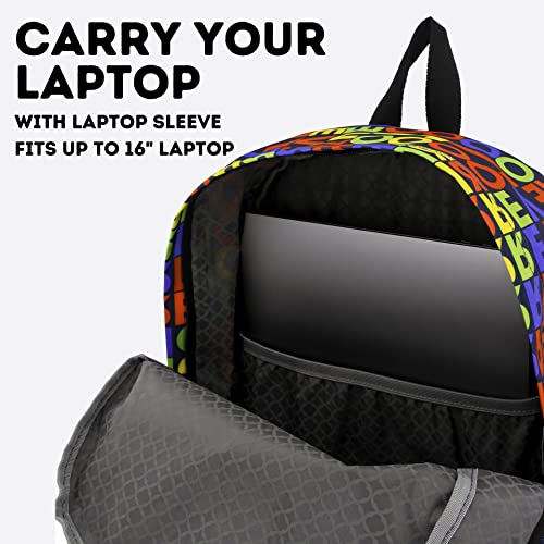 Image of J World Oz Middle School Backpack for Kids. Cute Laptop Bookbag for Girls Boys, RYC