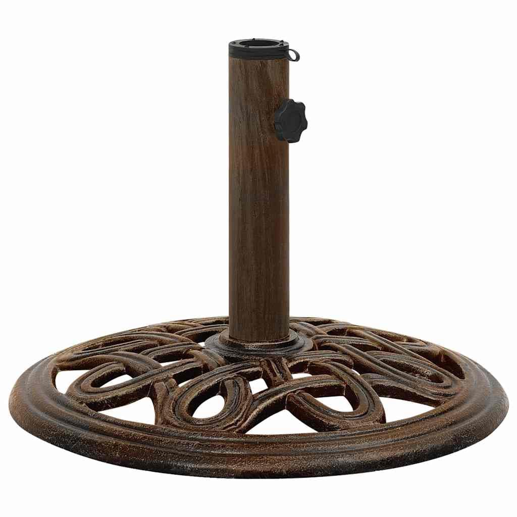 Generico Base per Ombrellone Bronzo 40x40x32 cm in Ghisa