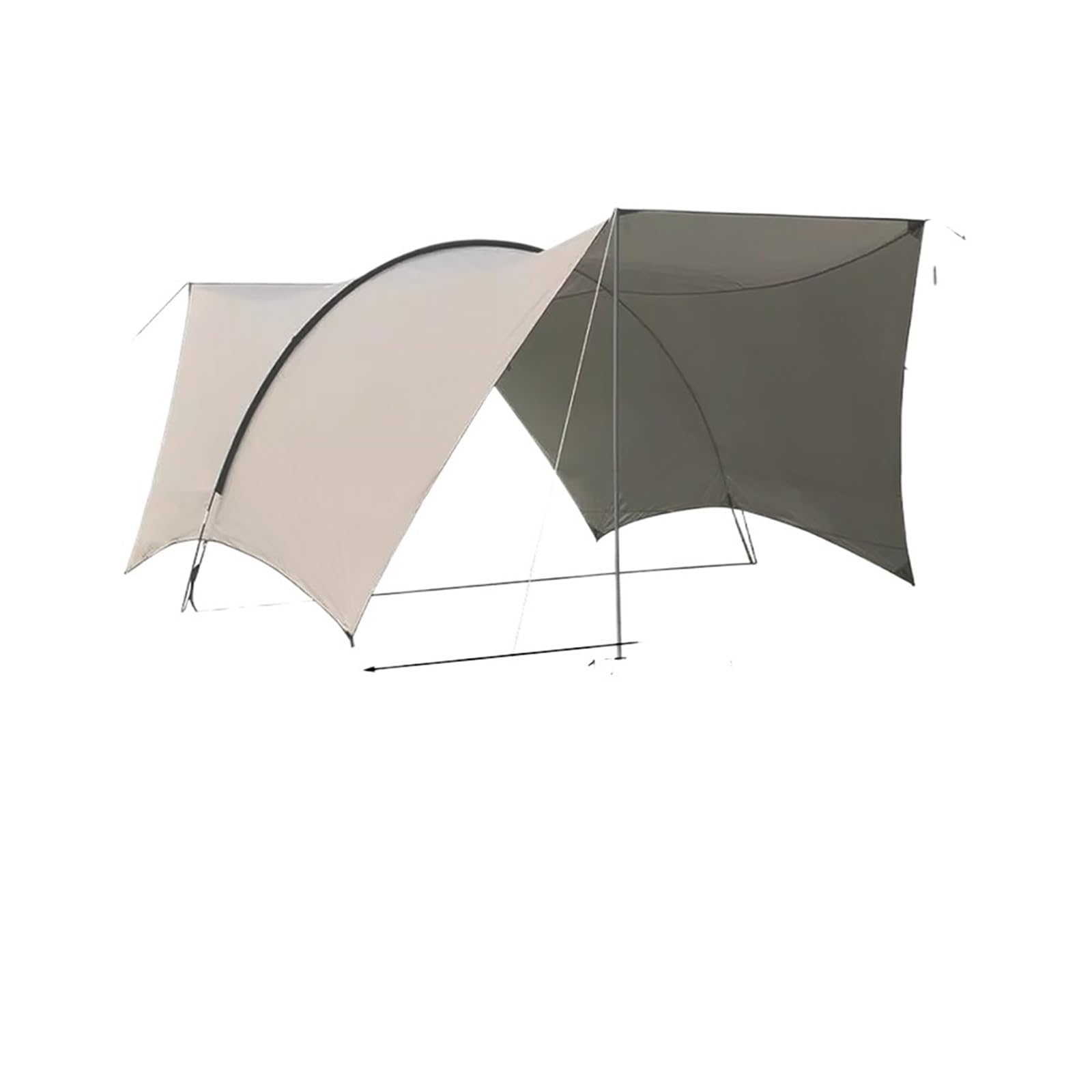 Tente de camping protection solaire auvent extérieur imperméable grand jardin