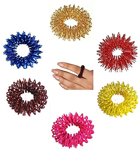 Image of Shop Sujok acupressure Jimmy(2 Pc) + 5 Pc Sujok Ring+ 2 Pc Thumb Pad