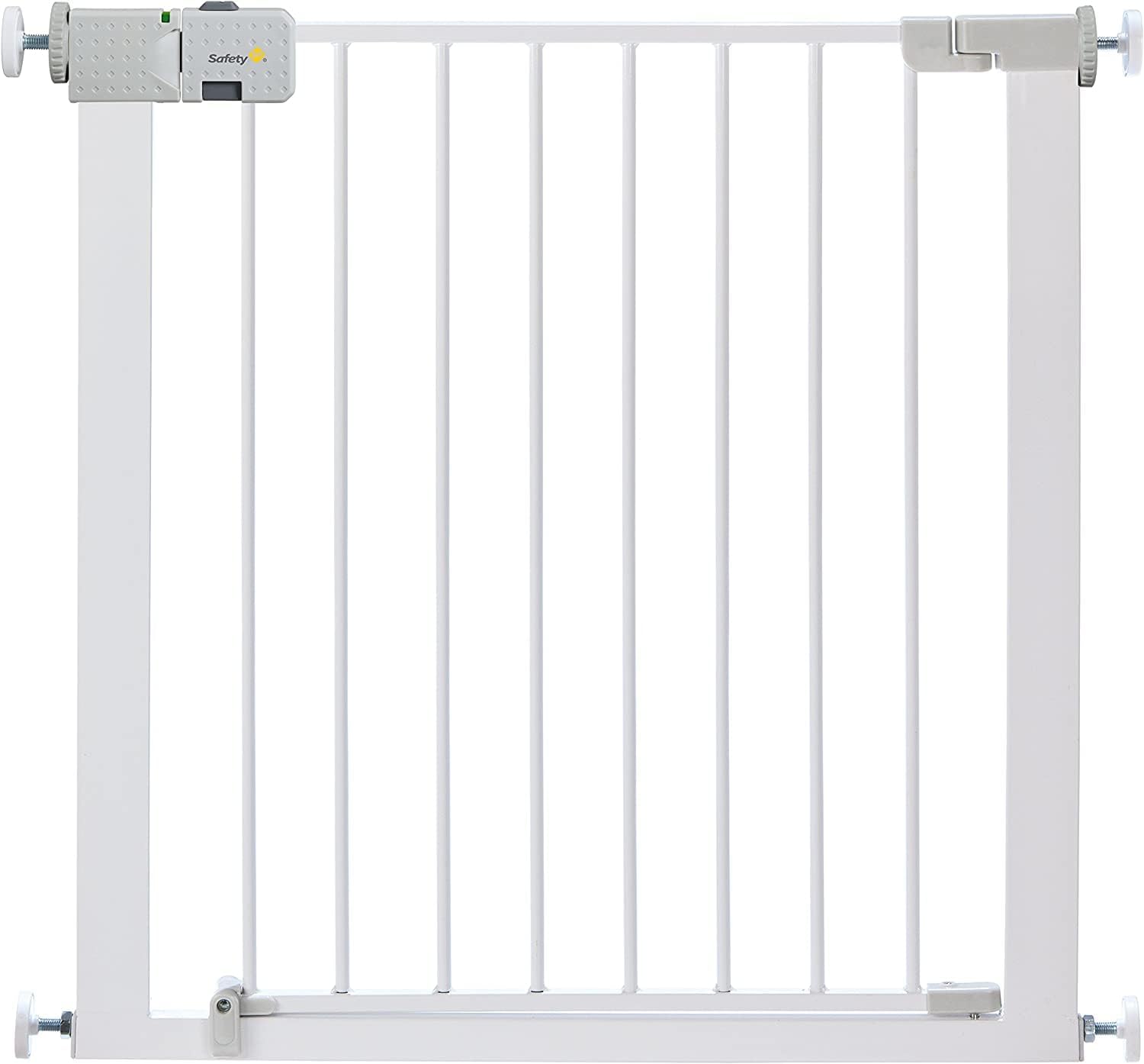 Secure Tech Simply Close Metal Gate, White 24754313