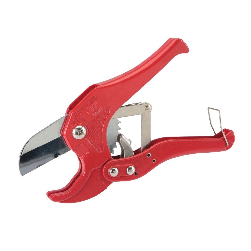 SEIWEI 42MM Pipe Cutter for Cutting PVC PPR PE Pipe PVC Cutter Tool Manganese Steel Blade Red