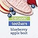 Gerber Teethers, Blueberry Apple Beet Organic Teething Wafers, Baby Teething Snacks