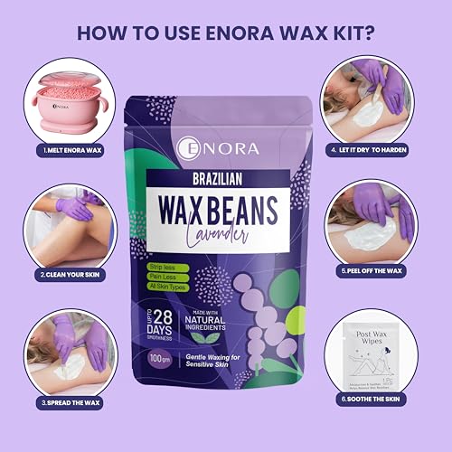 Image of Sillicone Wax Heater Combo (100 Gram, Wax Heater + Lavender)