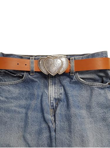 Western-Inspired Triple Heart buckle belt3