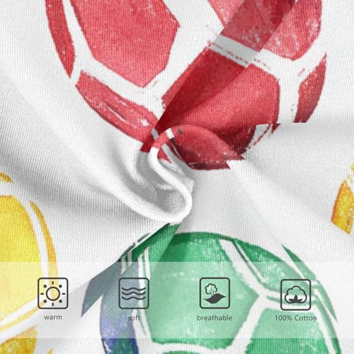 KLL Soccer Ball Boys Toddler Cotton Boxer Briefs Cute Children Undies3