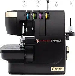 SINGER HD0500S Classic Black Serger Overlock Machine