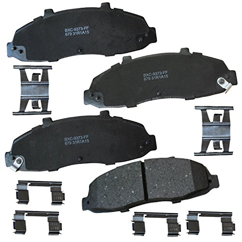 Image of Bendix Premium SBC679 Ceramic Front Brake Pads for Ford F-150 2003-1997, F-150 Heritage 2004, F-250 2007-2000, Lobo 1998-1997, Lobo 2003-2000, Lincoln Blackwood 2003-2002