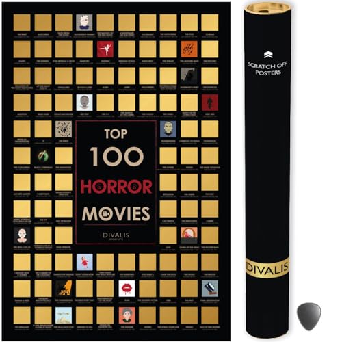 Divalis Grande Póster de las 100 Mejores Películas de Terror