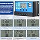 30a 12v/24v Solar Laderegler, 2 Pcs Solar Ladegerät Controller, Solarpanel Batterie Intelligente Solarregler, Solar Laderegler, Solarladeregler 12v, 12v Solarpanel, Intelligentes Solarpanel Dual Usb