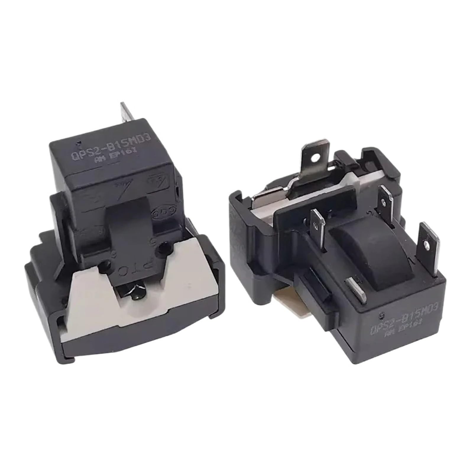 Refrigerator Starter，Compatible for Midea，Compatible for Haier，QPS2-B15MD3 Compressor PTC Butterfly Overload Protector