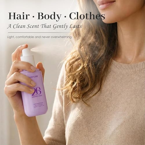 Image of Hair Perfume for Women, Dragonfruit Jasmine Alcohol-Free Body Mist, 100ml | Soft & Lightweight Long-Lasting Fragrance for Hair, Body, Clothes & Pillows, Everyday Refreshing, Gift for Women & Moms