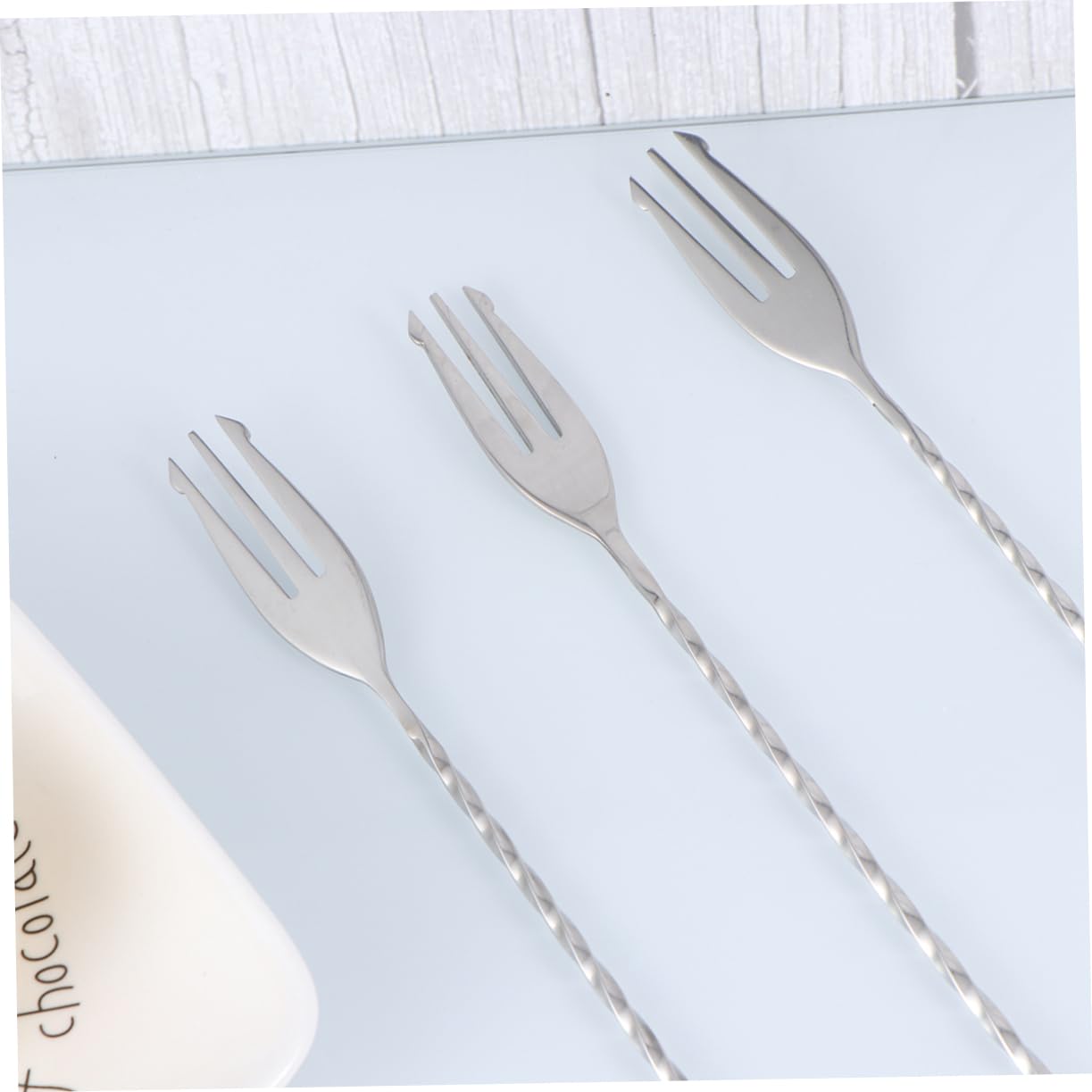 PRETYZOOM 9 STK Bar- -Löffel bar Spoon cocktaillöffel Spoon Stirring Spoon Mixing Spoon Rührlöffel mit langem Griff Edelstahllöffel Silver