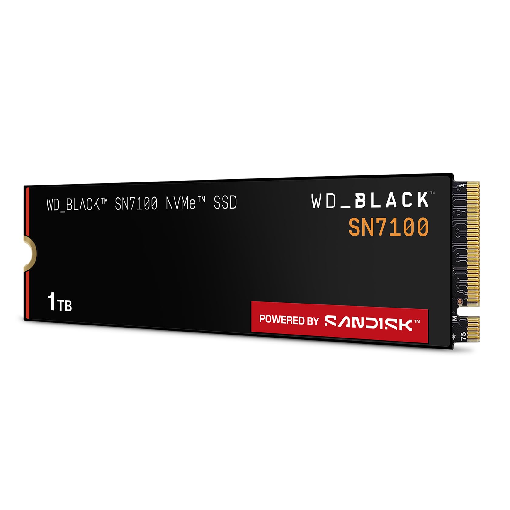 WD_BLACK SN7100 NVMe SSD 1 TB PCIe Gen4 Gaming-Speicher 7.250 MB/s Lesen