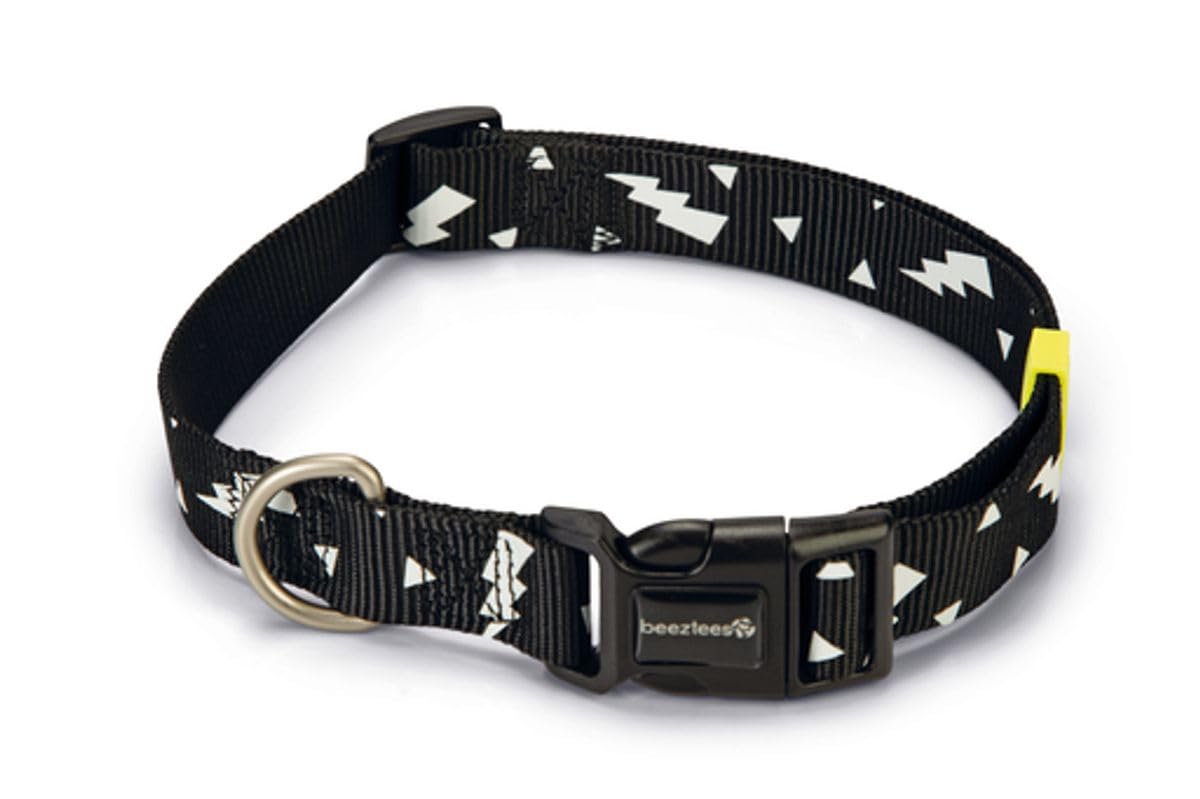 Beeztees Köpek Tasması, Siyah, 48-70cm, 25mm